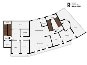 Prodej atypického bytu, Kroměříž, náměstí Míru, 178 m2