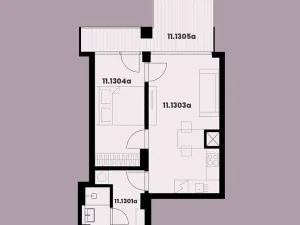 Prodej bytu 2+kk, Brno, Burešova, 50 m2