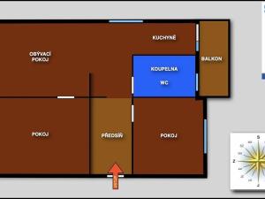 Pronájem bytu 3+kk, České Budějovice, Slunečná, 65 m2