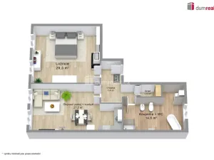Prodej bytu 2+kk, Karlovy Vary, Svahová, 94 m2