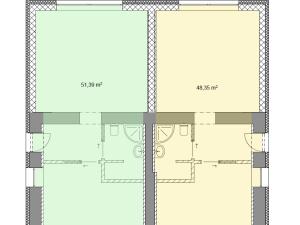 Pronájem bytu 2+kk, Všenory, Ke Hřbitovu, 78 m2