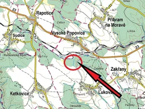 Prodej podílu lesa, Lukovany, 7046 m2