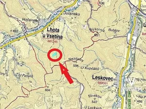 Prodej lesa, Lhota u Vsetína, 11980 m2