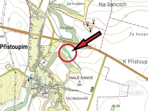 Prodej podílu pole, Přistoupim, 519 m2