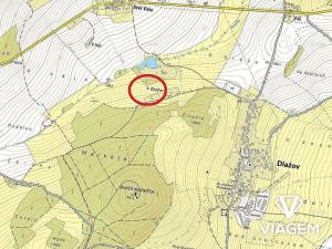 Prodej podílu pole, Dlažov, 835 m2