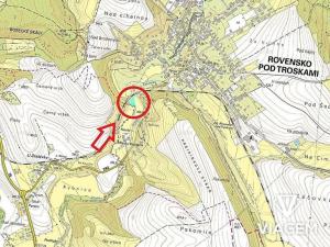Prodej podílu pole, Rovensko pod Troskami, 535 m2