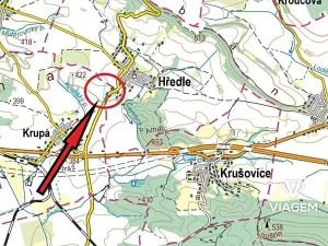 Prodej podílu pole, Krupá, 2183 m2