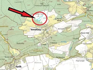 Prodej podílu pole, Vonoklasy, 6942 m2