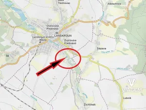 Prodej podílu zahrady, Lanškroun, 2355 m2