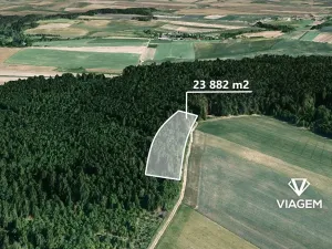 Prodej podílu lesa, Radkovice u Budče, 12665 m2