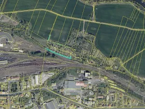 Prodej zahrady, Černčice, 1182 m2