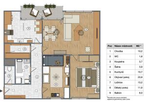 Prodej bytu 3+kk, Kladno - Kročehlavy, Generála Selnera, 79 m2