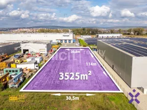 Prodej komerčního pozemku, Nivnice, U Dvora, 3525 m2