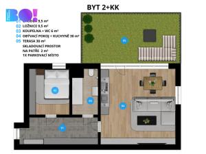 Pronájem bytu 2+kk, Ostrava, Stanislavského, 55 m2