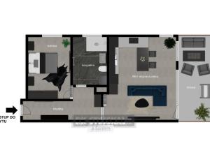 Pronájem bytu 2+kk, Hluboká nad Vltavou, U Parku, 69 m2