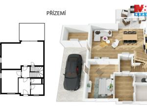 Pronájem rodinného domu, Kluky - Nová Lhota, 118 m2