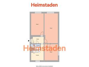Pronájem bytu 3+1, Ostrava - Zábřeh, Krasnoarmejců, 67 m2