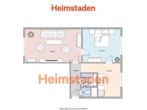 Pronájem bytu 2+1, Karviná - Nové Město, Janského, 50 m2