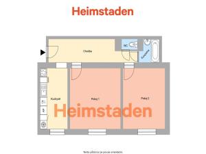 Pronájem bytu 2+1, Ostrava - Poruba, Bohuslava Martinů, 51 m2