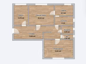 Prodej bytu 3+1, Kozolupy, 88 m2