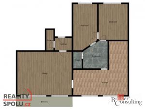 Prodej bytu 4+kk, Kladno - Kročehlavy, Litevská, 91 m2