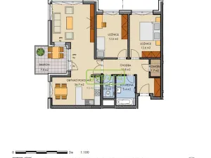 Pronájem bytu 3+kk, Praha, Honzíkova, 86 m2