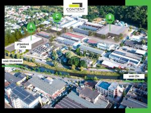 Pronájem výrobních prostor, Zlín, Rybníky V, 6800 m2