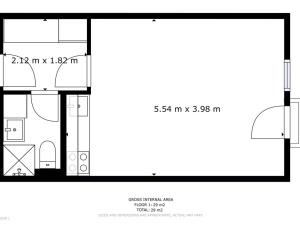 Prodej bytu 1+kk, Hostivice, Školská, 28 m2
