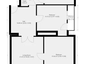 Pronájem bytu 4+kk, Praha - Podolí, Jeremenkova, 94 m2