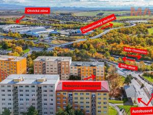 Prodej bytu 4+1, Chomutov, Borová, 76 m2