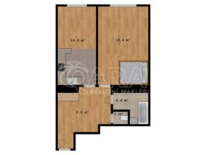 Pronájem bytu 2+kk, Praha - Žižkov, Lucemburská, 53 m2