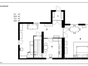 Prodej rodinného domu, Žernov, 220 m2