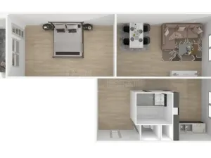 Prodej bytu 2+1, Nýrsko, Jiráskova, 64 m2