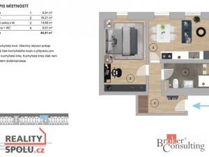 Prodej bytu 2+kk, Český Brod, Prokopa Velikého, 44 m2