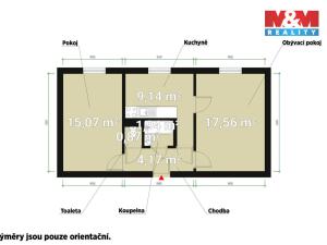 Pronájem bytu 2+1, Nýřany, Střední, 58 m2