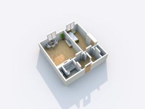 Pronájem bytu 2+kk, Ústí nad Labem, Brandtova, 40 m2