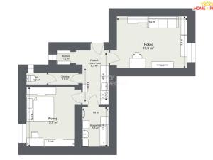 Pronájem bytu 2+1, Praha - Holešovice, Veletržní, 52 m2