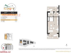 Prodej bytu 1+kk, Tábor - Klokoty, 50 m2