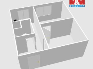 Pronájem bytu 2+1, Česká Lípa, Jáchymovská, 35 m2