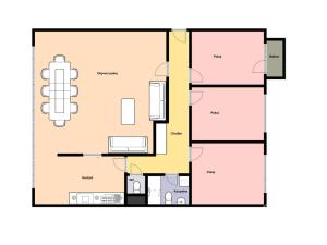 Pronájem bytu 4+kk, Praha - Smíchov, Ostrovského, 107 m2