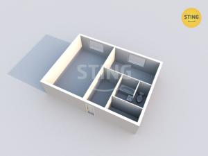 Pronájem bytu 1+1, Pardubice, Erno Košťála, 41 m2