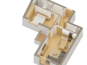 Prodej bytu 2+kk, Brno - Staré Brno, Hybešova, 68 m2