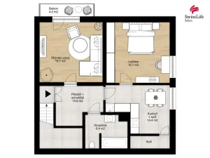 Prodej bytu 2+1, Plánice, 80 m2