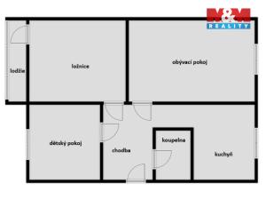 Prodej bytu 3+1, Žatec, Jabloňová, 69 m2