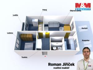 Prodej bytu 3+1, Plzeň - Křimice, Žitná, 78 m2