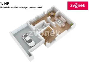 Prodej rodinného domu, Zlín - Jaroslavice, Anenská, 100 m2