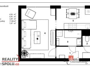 Prodej bytu 1+1, Mladá Boleslav - Mladá Boleslav II, 17. listopadu, 36 m2