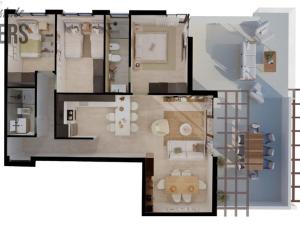 Prodej bytu 1+1, Vera, Almería, Španělsko, 50 m2