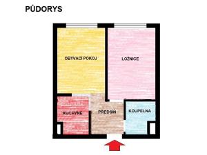 Prodej bytu 2+kk, Kladno - Kročehlavy, Holandská, 40 m2