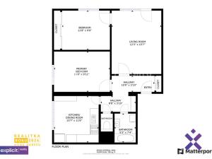 Pronájem bytu 3+1, Zlín, Tyršova, 81 m2